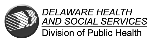 Delaware Health and Social services division of public health logo